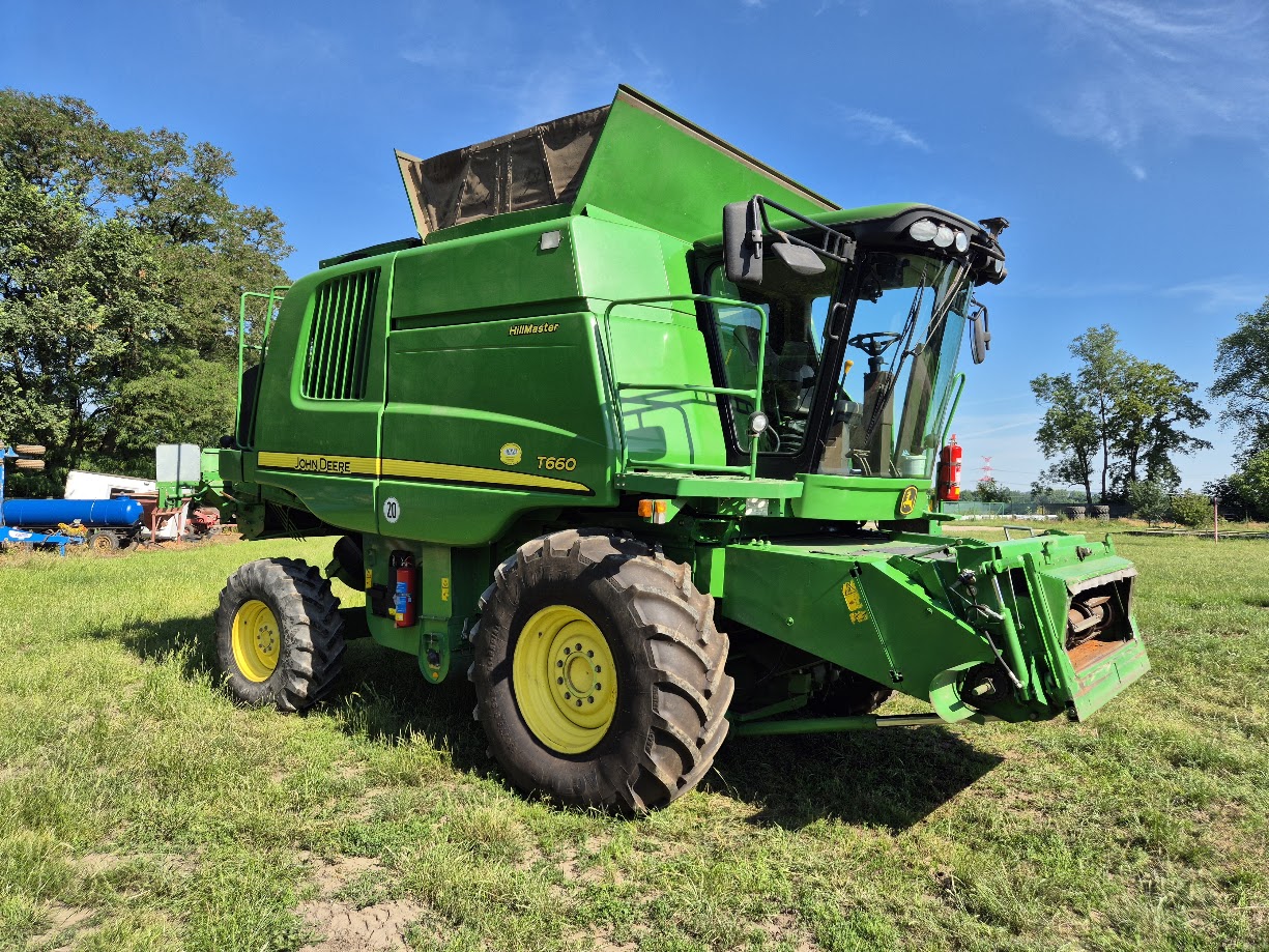 John Deere T 660 HM + 625R, 7,6m